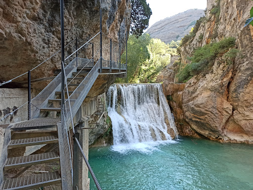 Pasarelas de Alquézar