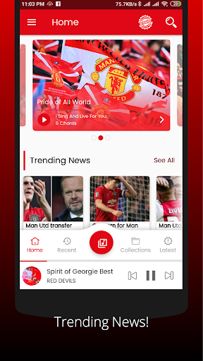 Live to Sing for Man United