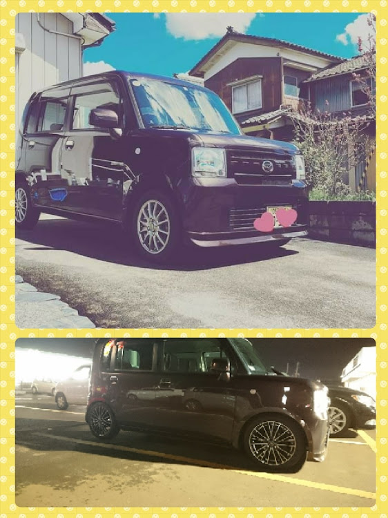 新潟県のグラタンさんが投稿した彼女の愛車・コンテ・車高調整・長岡カルバンに関するカスタム事例の投稿画像1枚目