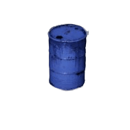 Blue Metal Barrel