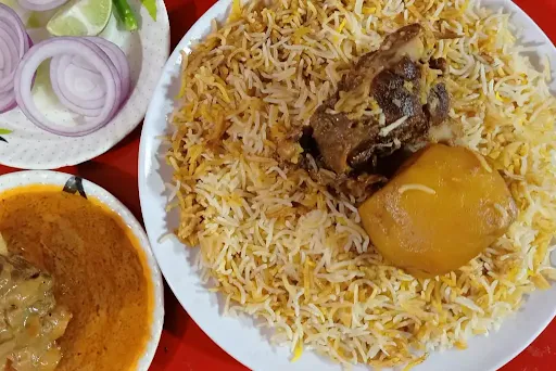 1 Mutton Biryani With 1 Mutton Chaap And 1 Salad