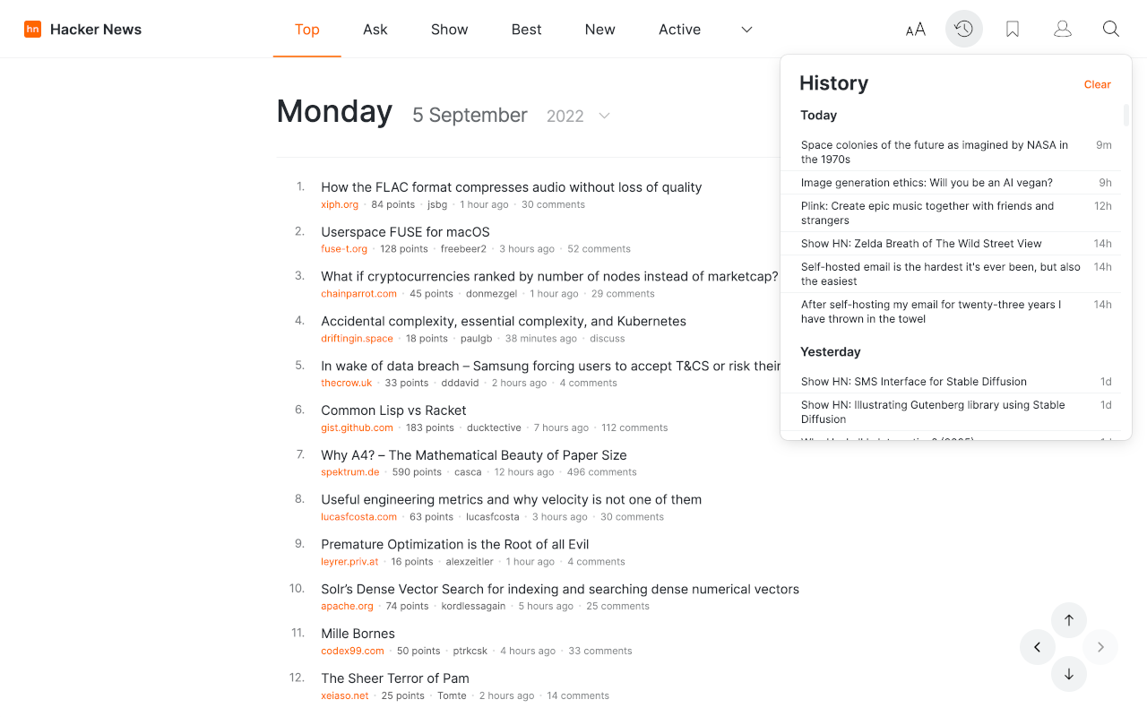 Modern for Hacker News Preview image 2