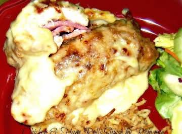 Chicken & Ham Rolls Suisse~robynne