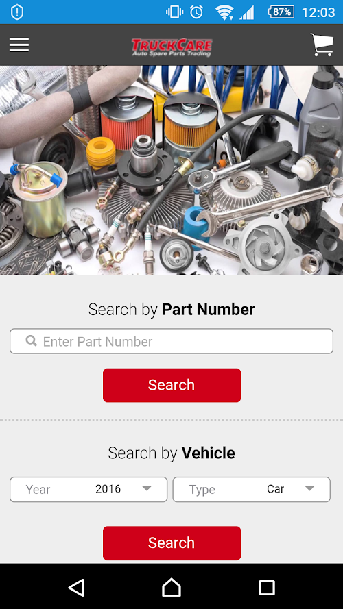 Android application Truck Care screenshort