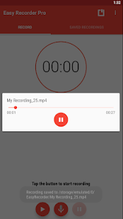 Easy Recorder Pro 1.1.2 APK + Mod (Uang yang tidak terbatas / Pro) untuk android