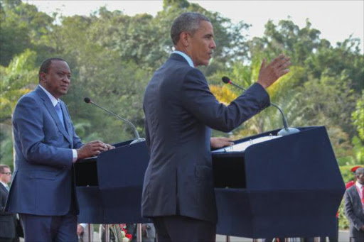 Image result for president obama and kenyatta address the press