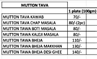 Kabab Corner menu 2