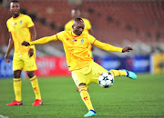 Khama Billiat of Zimbabwe during the 2018 COSAFA quarter finals match between Zimbabwe and Botswana at Peter Mokaba Stadium, Polokwane on 03 June 2018.