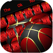 Black Red Basketball Keyboard  Icon