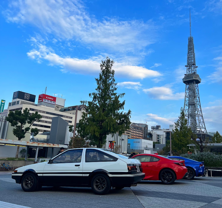 スプリンタートレノのAE86・久屋大通公園・MIRAI TOWER・頭文字D・藤原とうふ店に関するカスタム事例の投稿画像2枚目