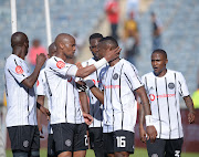 Orlando Pirates striker Tshegofatso Mabasa (No.16) is starting to win the hearts and soul of the supporters.   