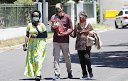 Family and friends visit the Tutu family at their home in Milnerton