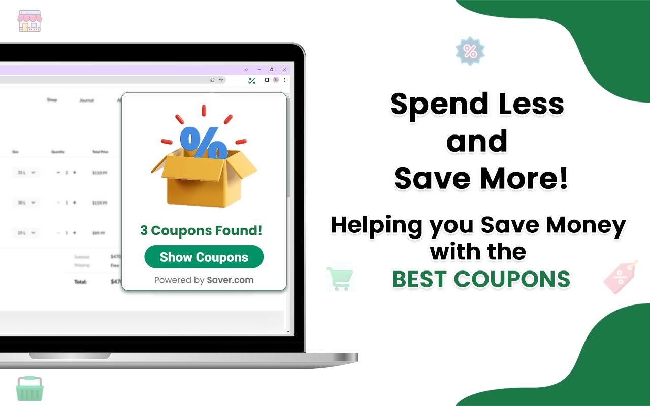 Saver-Automatic Coupon Finder Preview image 1