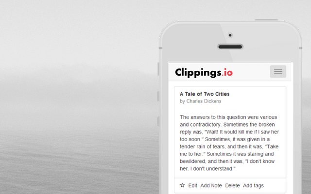 Adaptación exagerar espejo de puerta Clippings.io for Amazon Kindle Highlights