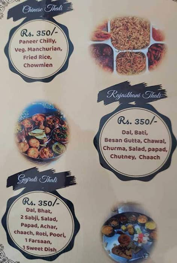 Mukund Villas menu 