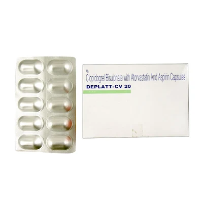 DEPLATT CV 20MG CAP 10'S