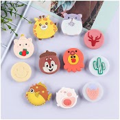 Giá Đỡ Chống Lưng Cho Phụ Kiện Tai Nghe Quấn Cáp Sạc Airpod Giá Đỡ Điện Thoại Popsocket Nhiều Hình Dễ Thương