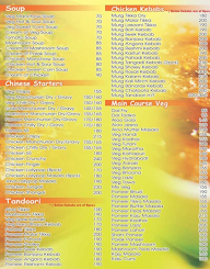 Sayaji Garden And Restaurant menu 1