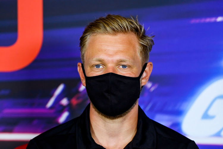 Kevin Magnussen in the drivers press conference ahead of the F1 Grand Prix of Abu Dhabi at Yas Marina Circuit on December 10 2020 in Abu Dhabi, United Arab Emirates.