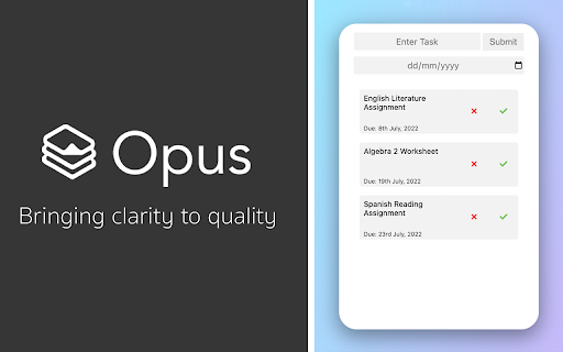 Opus Task Planner