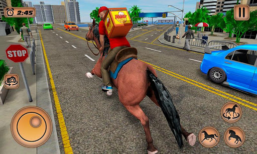 Screenshot Mounted Horse Riding Pizza