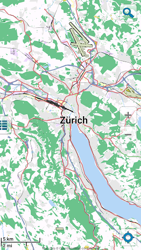 Map of Zurich offline