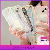 Ốp Lưng Iphone Ốp Điện Thoại Họa Tiết Gợn Sóng Cho Iphone13Pro Max Iphone 12 11/Promax/X/Xs/13/Pro/Max Rk Case