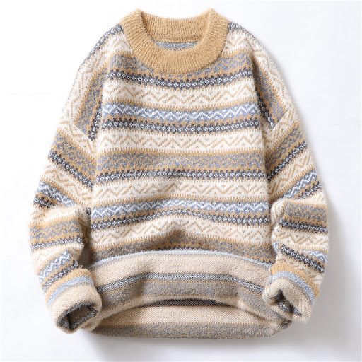 Title 3, Mens Autumn and Winter Mink Velvet Sweater Kni...