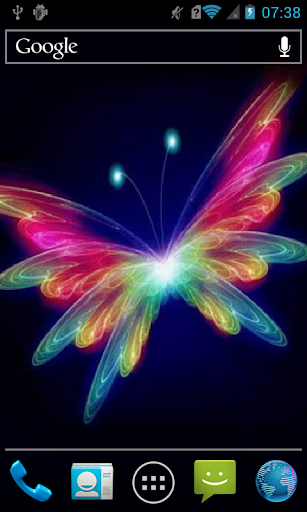 Neon butterfly Live WP