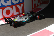 Hamilton, still hunting for his first win of the season, lapped the 5.2-km long Yas Marina track in 1:23.633 seconds on a hot afternoon with Russell 0.220 seconds adrift.

