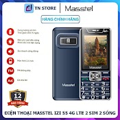 Điện Thoại Masstel Izi 55 4G Lte - 2 Sim 2 Sóng - Pin 1800 Mah - Hàng Chính Hãng - Bảo Hành 12 Tháng