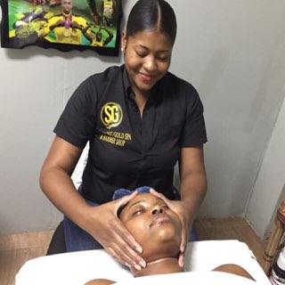 Spalking Gold Spa Barber Salon logo