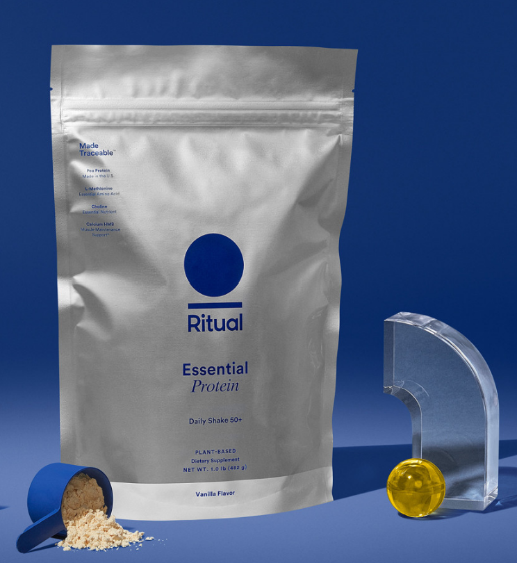 Pouch of Ritual Essential Protein powder