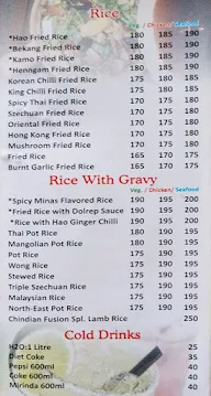 King Chilli Chindian Fusion menu 1