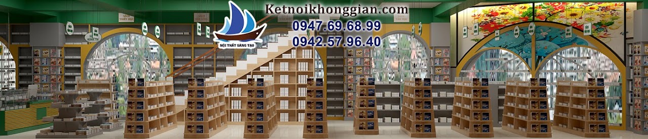 thiết kế nhà sách đẳng cấp tại thanh hóa