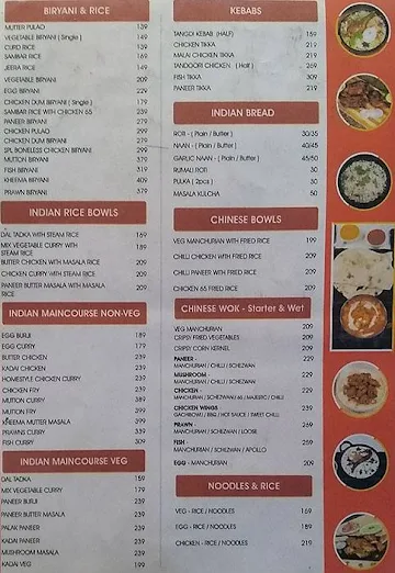 Deccan Spice menu 