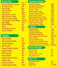 The Food Delight menu 2