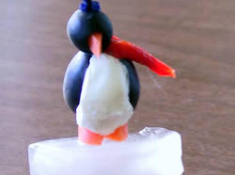 Cream Cheese Penguins