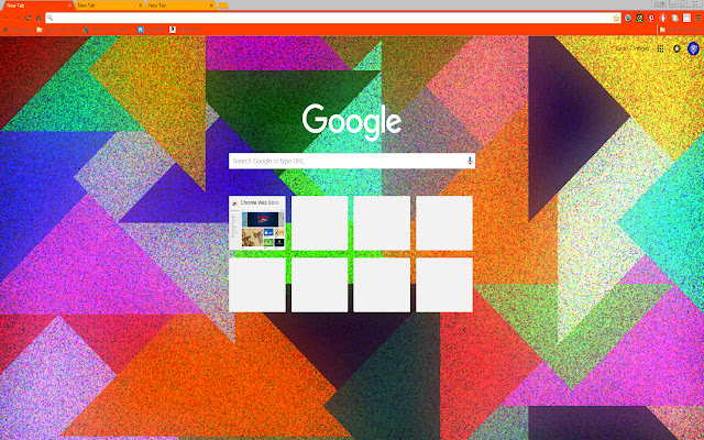 Color Triangles chrome extension