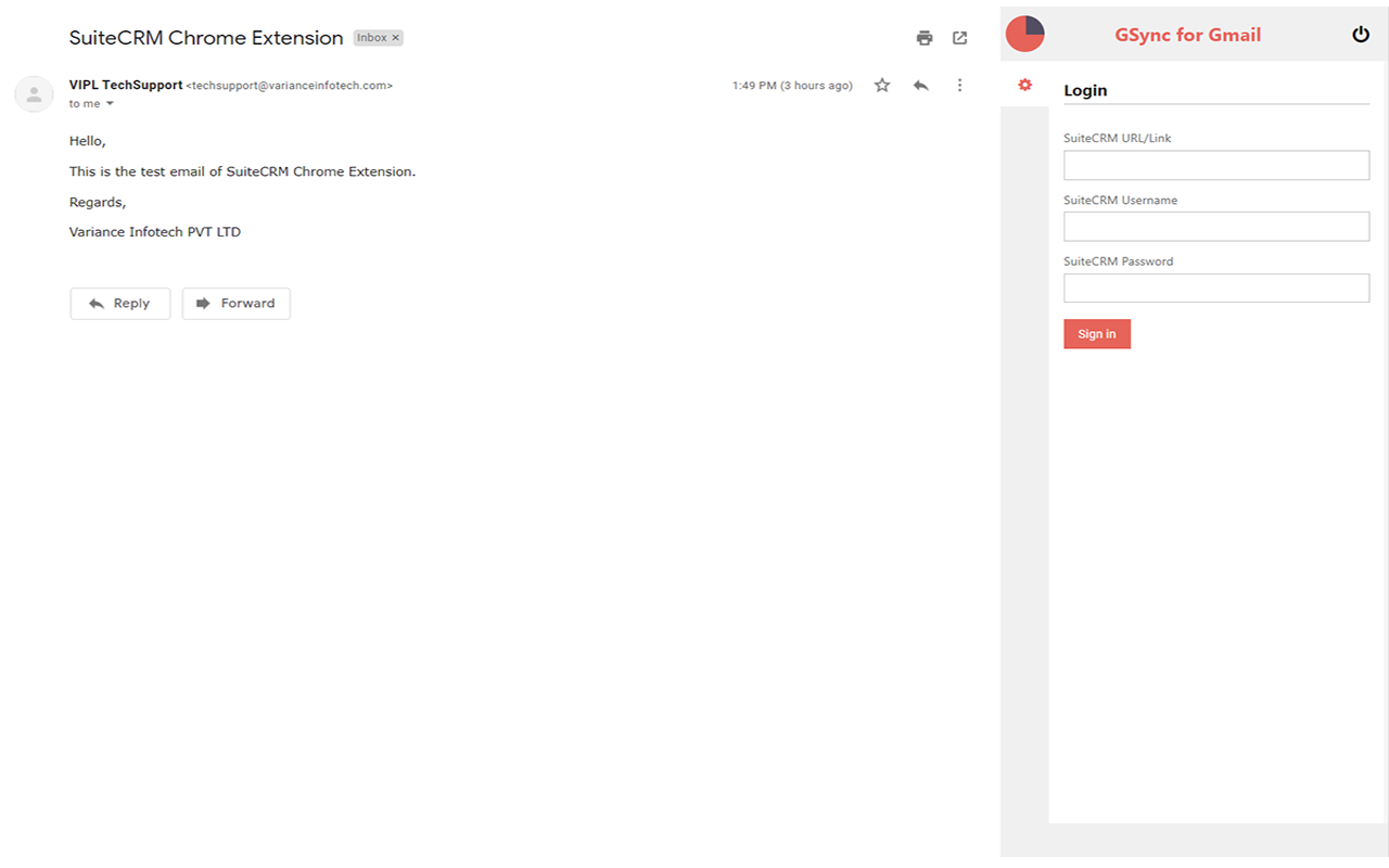 Gmail Integration Plugin for SuiteCRM Preview image 1