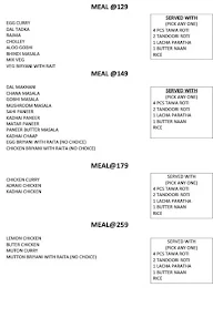 Paratha Haat menu 1