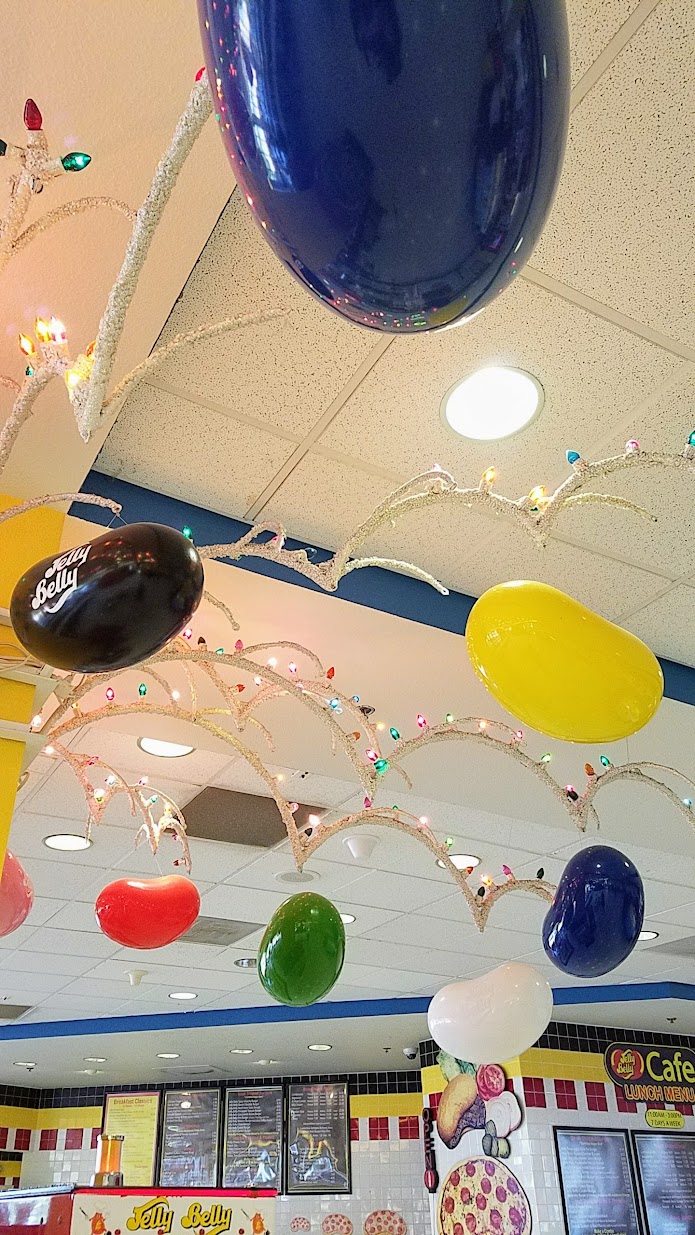 Jelly Belly Factory Tour in Fairfield, California, cafe area