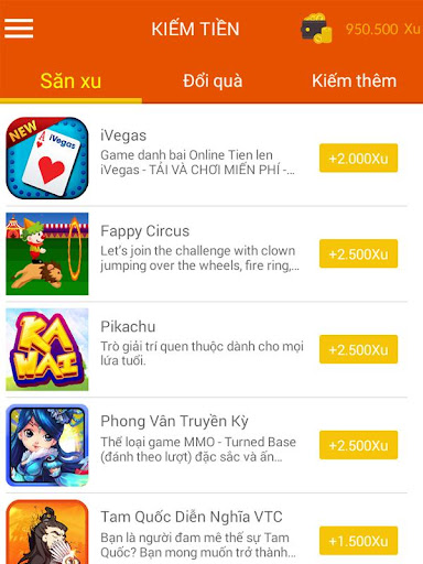 Kiếm Tiền - Cài app đổi thưởng