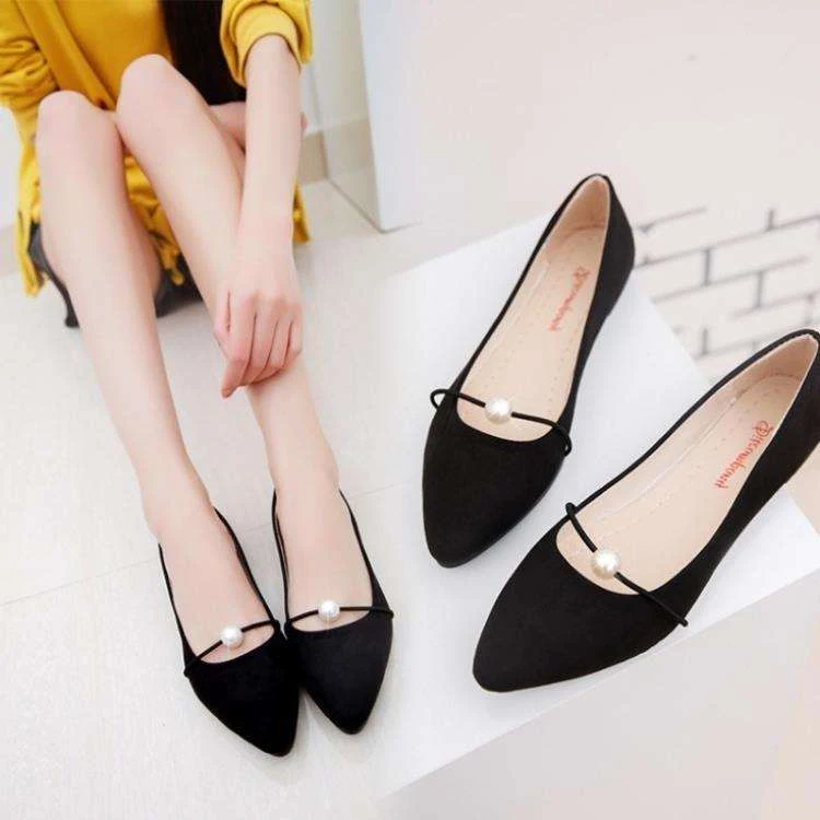 Ballerines antidérapantes Pearl pour femmes. Confort et sécurité assurés. Flats élégantes, parfaites pour toutes occasions. Achetez maintenant!