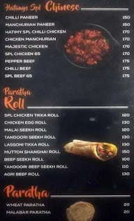 Hatimy's menu 1