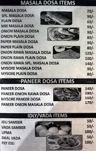 Chennai Dosa Corner menu 3