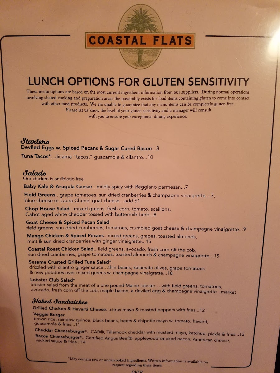 GF Menu