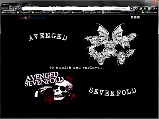 Avenged Sevenfold Custom chrome extension