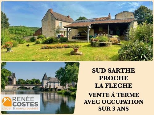 Vente viager 9 pièces 204 m² à La fleche (72200), 100 000 €