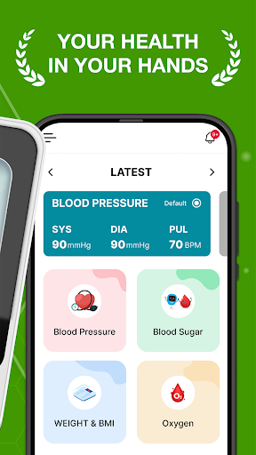 Screenshot Bp monitor & blood oxygen app